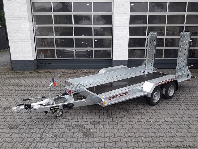 Construction trailers Brian James Trailers Digger Plant 370cm extralang 2770kg Nutzlast