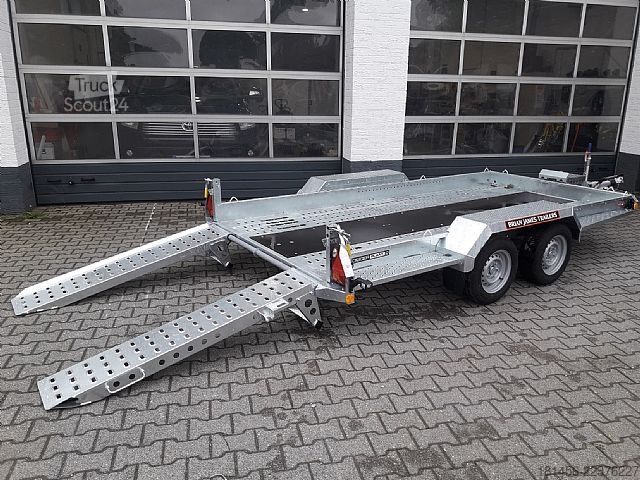 Construction trailers Brian James Trailers Digger Plant 370cm extralang 2770kg Nutzlast