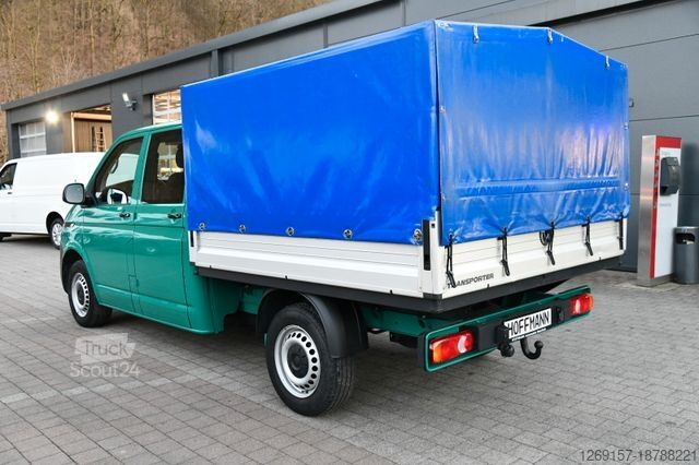 Tentinė furgonė VOLKSWAGEN T6 Transporter Doka Pritsche Plane DSG 6-Sitze