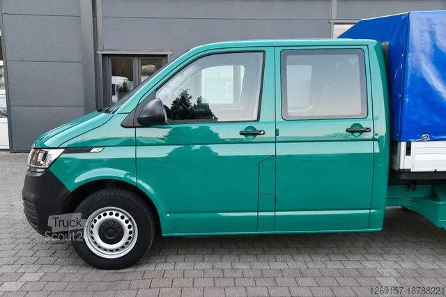 Tentinė furgonė VOLKSWAGEN T6 Transporter Doka Pritsche Plane DSG 6-Sitze