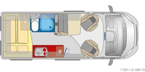 Camping-car PÖSSL 2 WIN S+ 140PS  mit Radio/Navi/Kamera + Markise