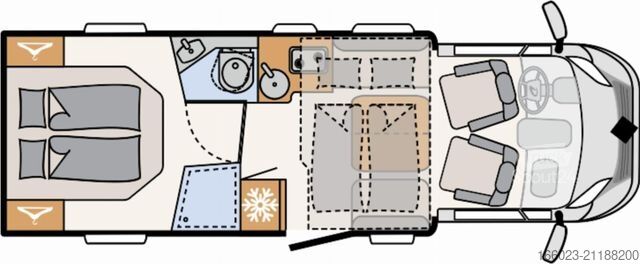 Półzintegrowany kamper DETHLEFFS Just 90 T 7052 DBL