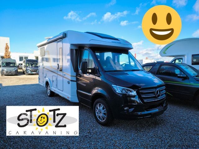 Półzintegrowany kamper EURAMOBIL PT 696 EB  Mercedes Alko Solar Autark