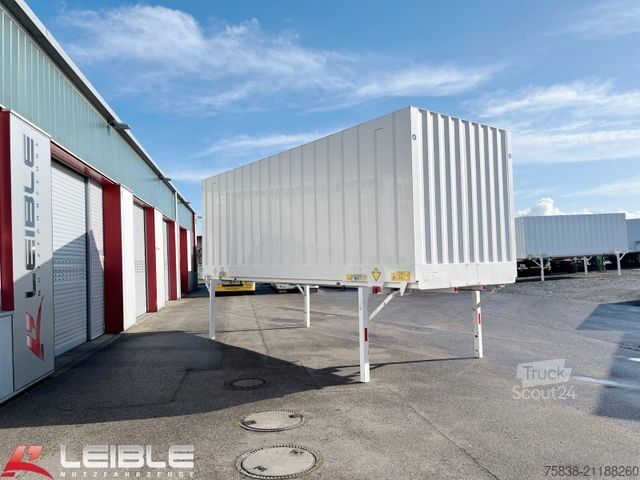 Výměnný návěs KRONE WK 7.3 Stahl Koffer WAB *Lochwand/Dry Box*TOP*