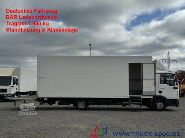 Transporter mit Koffer MAN TGL 8.180 LBW BÄR 1.000 kg Standheizung + Klima