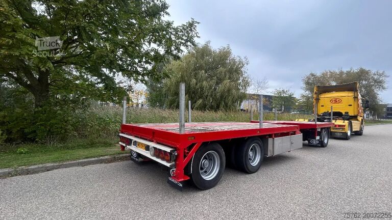 Plattformanhänger DRACO Uitschuifbaar | top condition | apk | liftas
