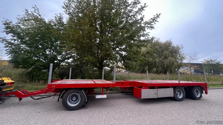 Plattformanhänger DRACO Uitschuifbaar | top condition | apk | liftas