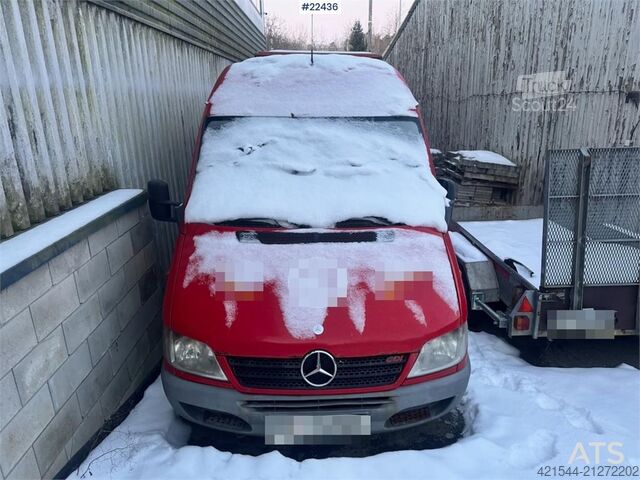 Stationvogn med højt tag Mercedes-Benz Sprinter Jetting Truck