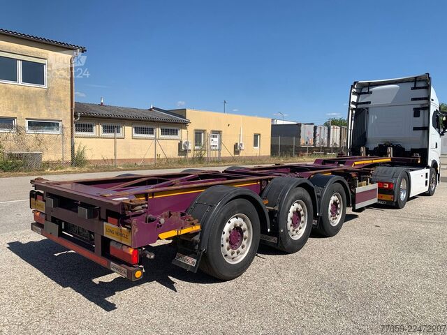 Semi-remorque à carrosserie interchangeable DENNISON Extendable 1x20'/2x20' /1x40'  (( 6X ))