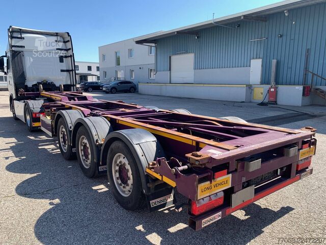Semi-remorque à carrosserie interchangeable DENNISON Extendable 1x20'/2x20' /1x40'  (( 6X ))