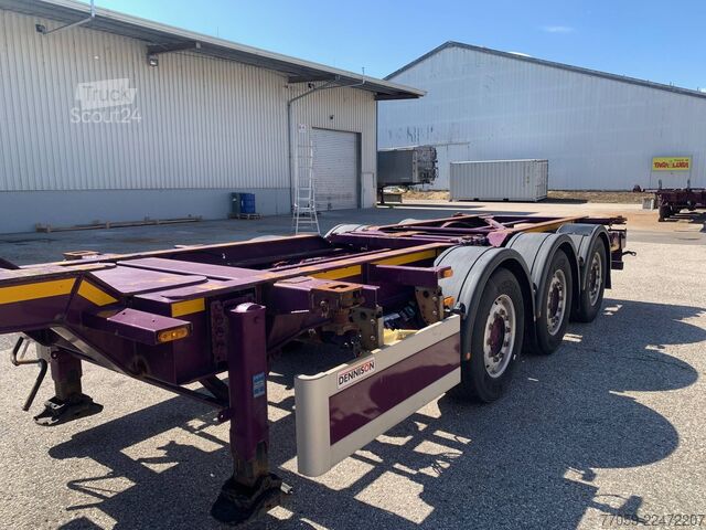 Semi-remorque à carrosserie interchangeable DENNISON Extendable 1x20'/2x20' /1x40'  (( 6X ))