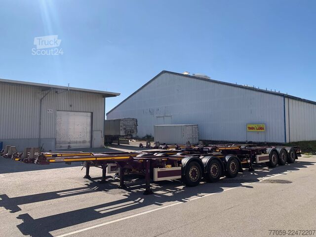 Semi-remorque à carrosserie interchangeable DENNISON Extendable 1x20'/2x20' /1x40'  (( 6X ))