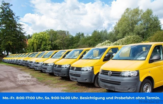 Κλειστό βαν VW T5 Transporter 2.0 TDI PARKTRONIK EURO-5 2xSCHIEBETÜR CoC