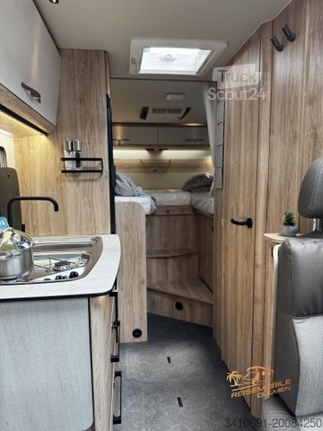 Halvintegrerad husbil EURAMOBIL Profila T PT 660 EB RFK Dachklima Lithium 4,25t