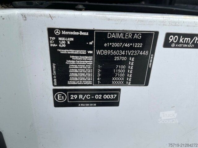 Camion à ordures Mercedes-Benz 2630 6x2 Econic Zöller Magnum XXL 22