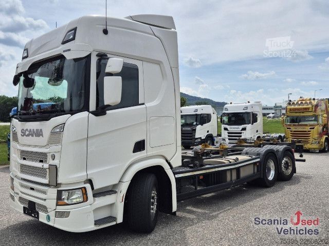 Камион със сменяема надстройка Scania R 450 B6x2*4NB Lenkachse Multi BDF !!