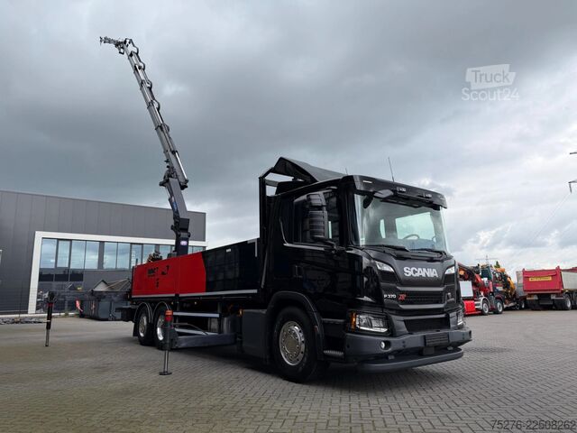 Kranwagen Scania P370 XT 6x2 HMF 3220-K6+Fly jib FJ600-K3 Euro 6D