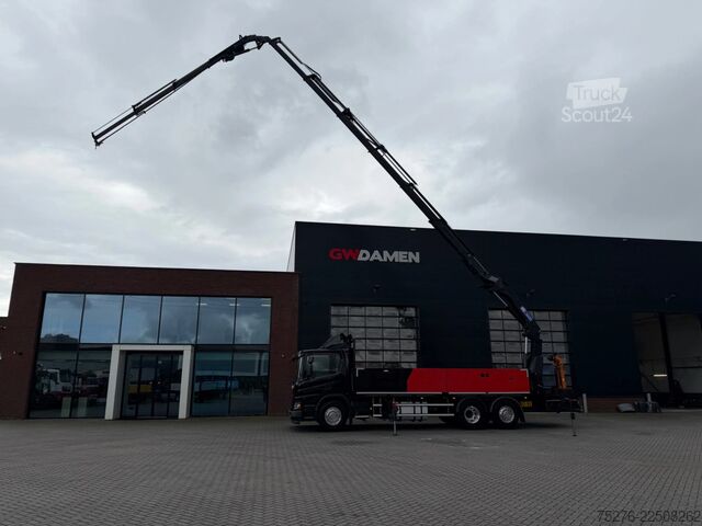 Kranwagen Scania P370 XT 6x2 HMF 3220-K6+Fly jib FJ600-K3 Euro 6D