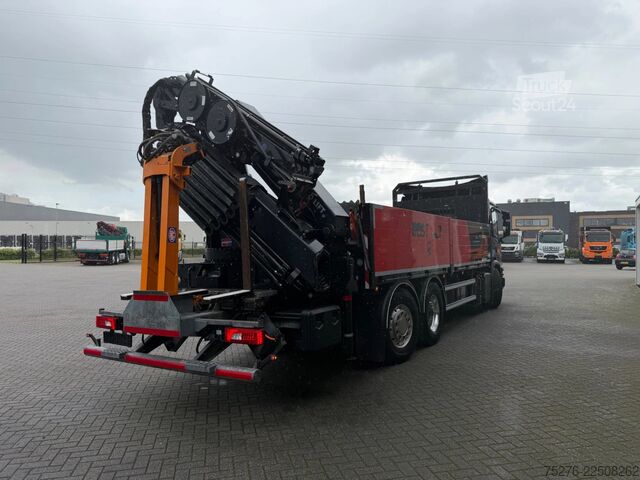 Kranwagen Scania P370 XT 6x2 HMF 3220-K6+Fly jib FJ600-K3 Euro 6D