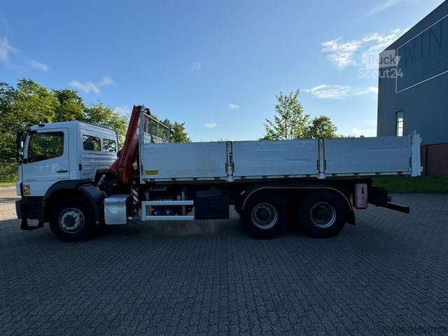 Kipper LKW MERCEDES-BENZ Axor 2633 Kipper mit Kran Fassi F135