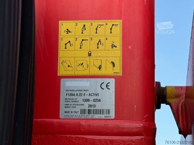 Kipper LKW MERCEDES-BENZ Axor 2633 Kipper mit Kran Fassi F135