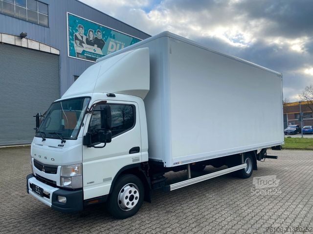 Camião de caixa fechada FUSO Canter 9C18 Koffer mit Ladebordwand