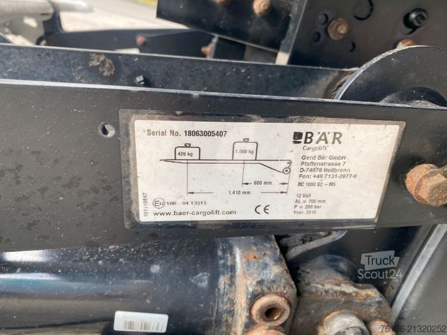 Camião de caixa fechada FUSO Canter 9C18 Koffer mit Ladebordwand