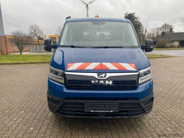 Pick-up bestelwagen MAN TGE 3.180 Pristche mit Kran *Doppelkabine*Ahk*