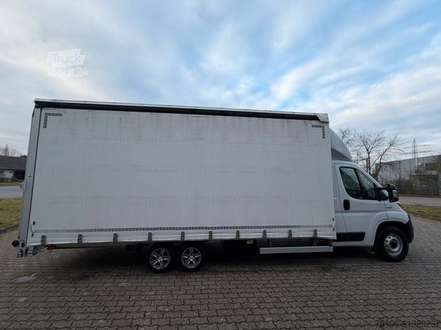 Transportador con plataforma y toldo FIAT Ducato Plane Tandemachse 3 Achsen
