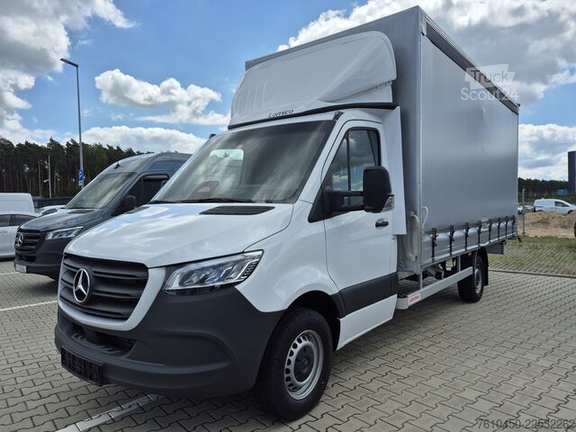 Transporter mit Pritsche & Plane Mercedes-Benz Sprinter 317 Pritsche+Plane mit Tueren