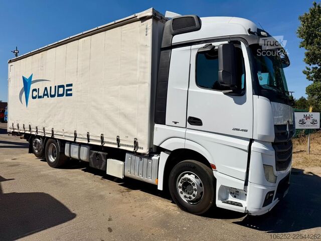 Liukuva pressu Mercedes-Benz ACTROS 2545 6x2 BOX 8m10 x 2m80 - TAILLIFT - LI...