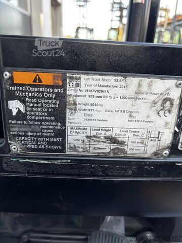 šakinis krautuvas Hyster S3.5FT