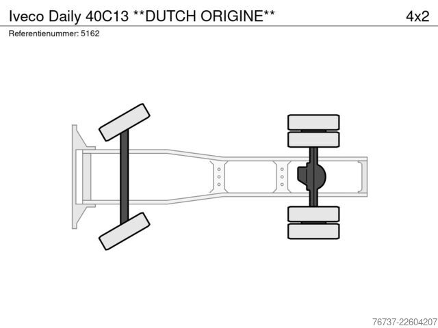 Standard-SZM Iveco Daily 40C13 **DUTCH ORIGINE**