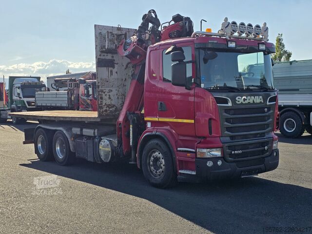 Hákový nosič kontejnerů SCANIA R500 V8 6x4 Abrollkipper Palfinger M12Z