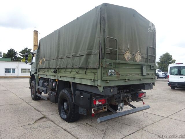 Camion cu platformă și prelată MERCEDES-BENZ AXOR-R 1829 A Bm 950.562 Pritsche/Plane