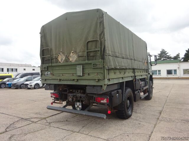 Camion cu platformă și prelată MERCEDES-BENZ AXOR-R 1829 A Bm 950.562 Pritsche/Plane