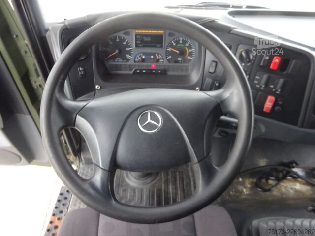 Camion cu platformă și prelată MERCEDES-BENZ AXOR-R 1829 A Bm 950.562 Pritsche/Plane