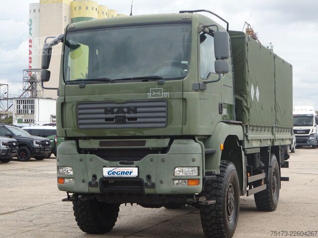Camion cu platformă și prelată MAN TGA 18.360 4x4 BB Pritsche/Plane
