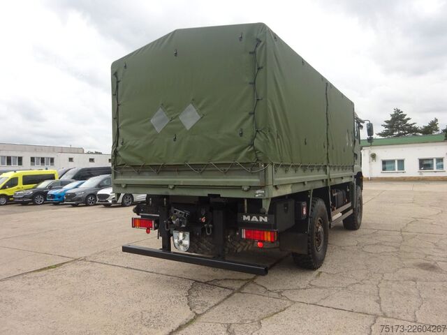 Camion cu platformă și prelată MAN TGA 18.360 4x4 BB Pritsche/Plane