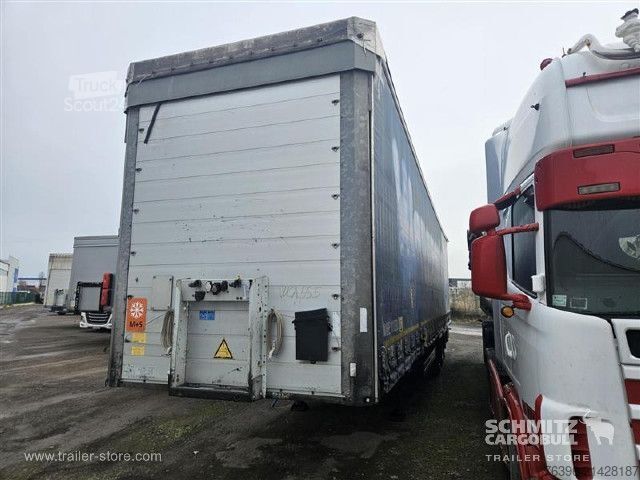 Semi-reboque aberto com lona Schmitz Cargobull Semitrailer Curtainsider Mega