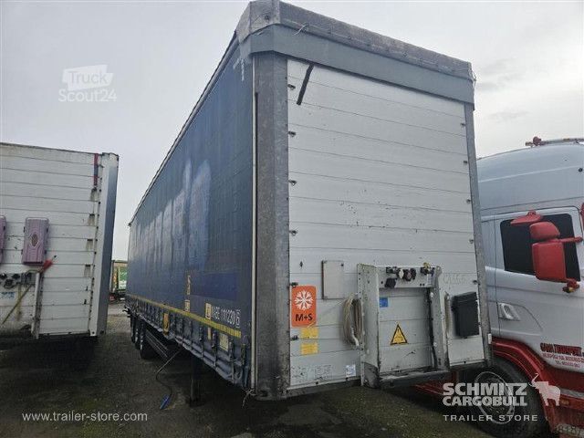 Semi-reboque aberto com lona Schmitz Cargobull Semitrailer Curtainsider Mega