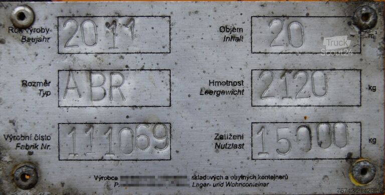 Abrollcontainer Abrollcontainer Abrollcontainer 20 m³, Länge 5 Meter