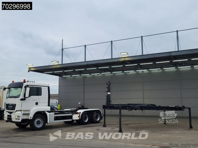 Système de bras à crochet MAN TGS 33.440 6X4 AJK hooklift with 5th wheel Wech...