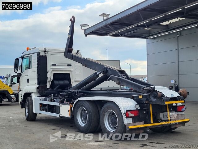 Système de bras à crochet MAN TGS 33.440 6X4 AJK hooklift with 5th wheel Wech...