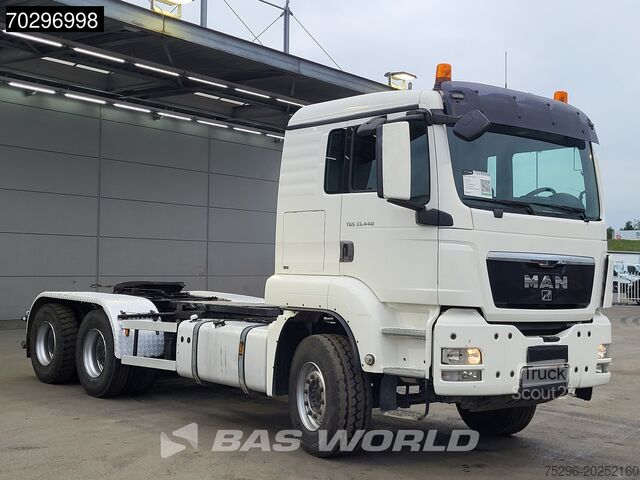 Système de bras à crochet MAN TGS 33.440 6X4 AJK hooklift with 5th wheel Wech...