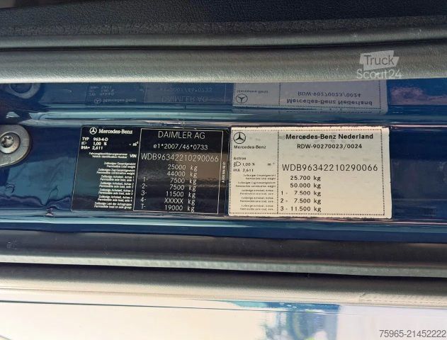 Tracteur routier standard MERCEDES-BENZ Actros 963-4-D