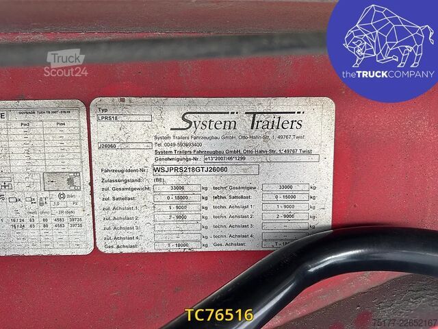 Chladírenská/mrazírenská přeprava System Trailers 