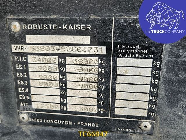 Ribaltabile Kaiser benne transport ferrail