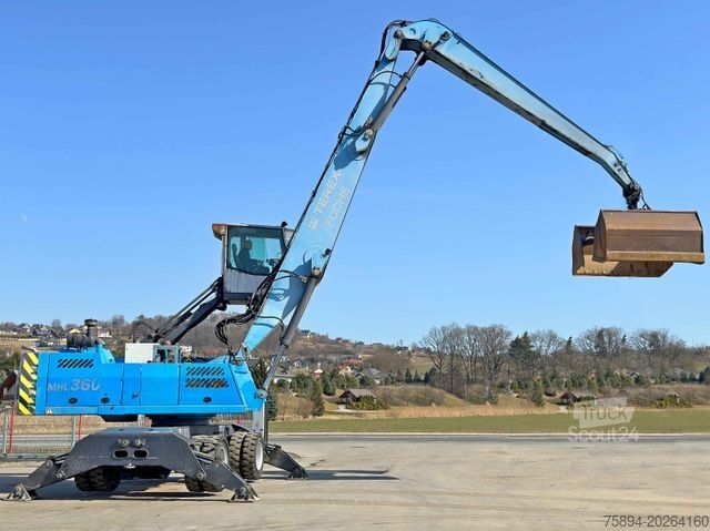 Točkaš bager TEREX FUCHS MHL 360 * Umschlagbagger * TOP