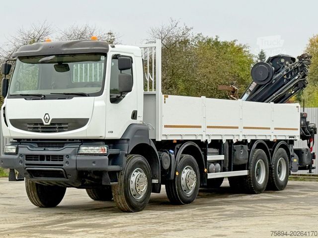 Lastbilsmonterad kran RENAULT KERAX 430 * HIAB 211 EP-5 HIDUO /FUNK *8x4